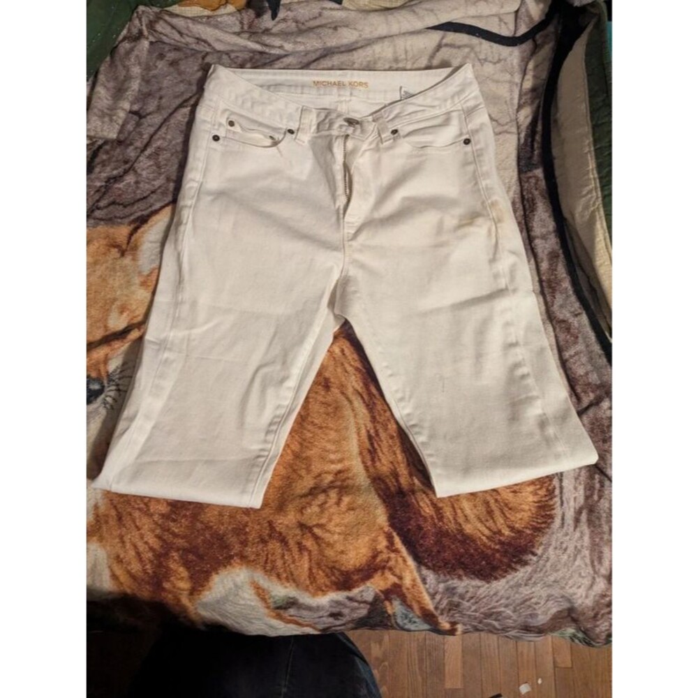 Michael kors white jeans size 8